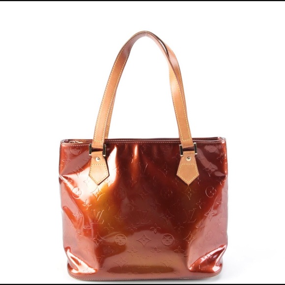 Auth LOUIS VUITTON Monogram HoustonVernis Bag - Picture 4 of 11